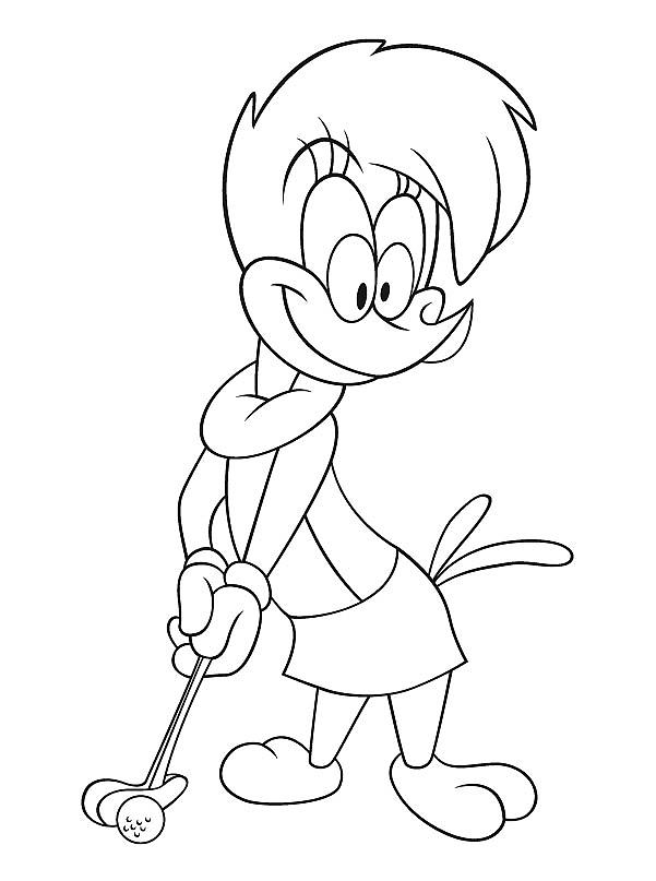 Woody Woodpecker kolorowanki